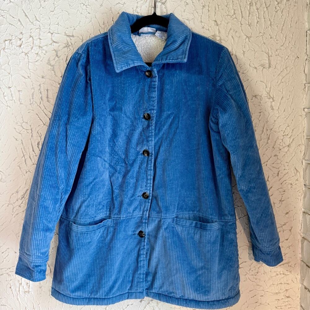 Vintage Blair Blue Corduroy Teddy Jacket - Picture 2 of 13